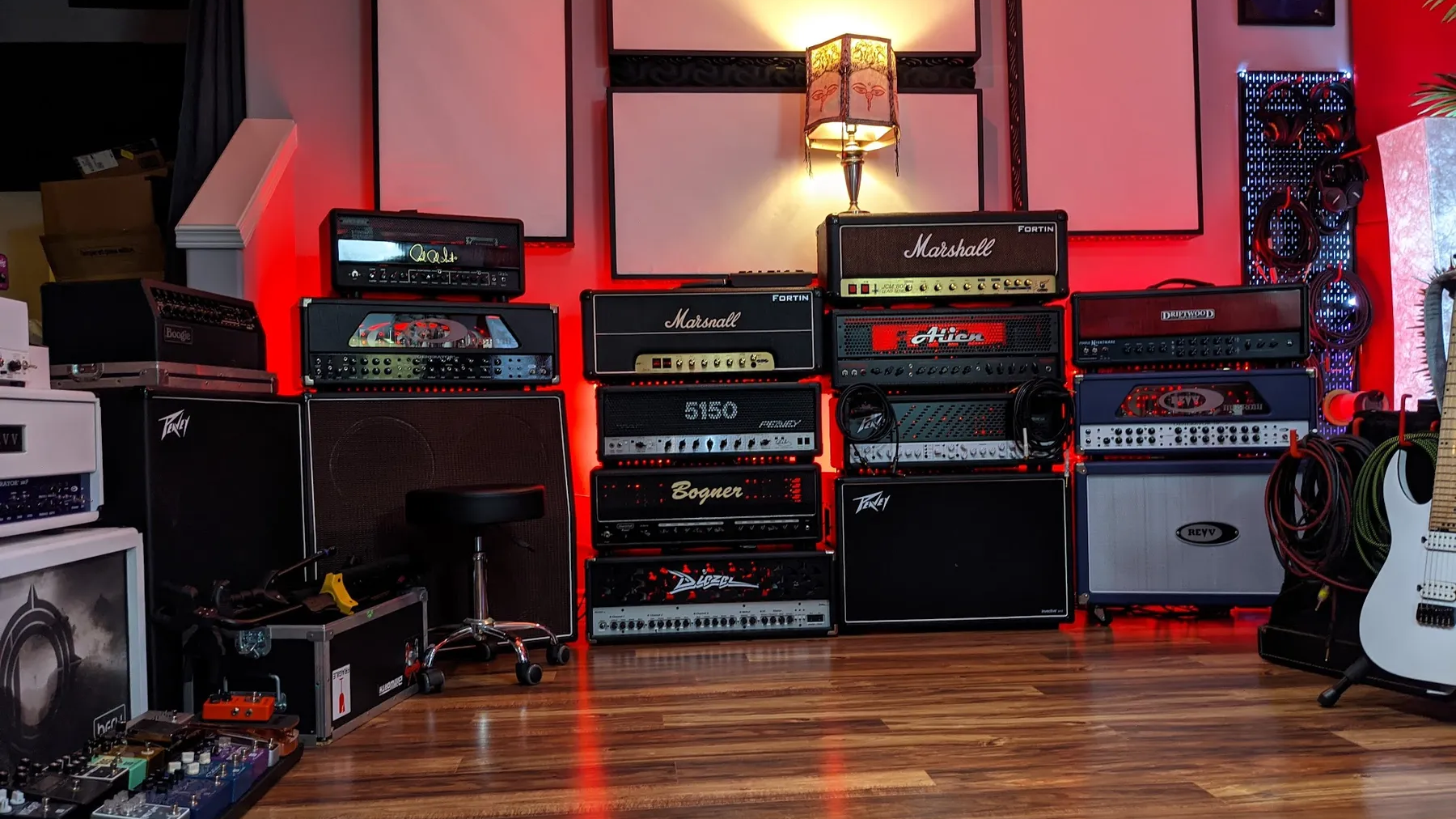 Amps in studio